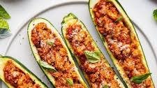 Turkey Zucchini Boats