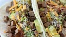 5 Minute Beef Tacos
