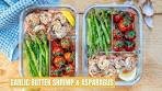Baked Lemon Garlic Butter Shrimp And Asparagus - Blondelish