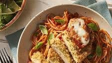 Cheese and Spinach Schnitzel Parmigiana