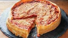 Chicago-Style Deep Dish Pizza with Italian Sausage