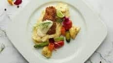 Pork Schnitzel with Lemon Thyme Cream Sauce