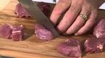 Pork Tenderloin Skewers with Honey Barbecue Sauce
