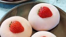 Strawberry mochi