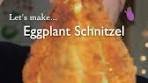 Vegan Food Recipes | Eggplant „Schnitzel“ 🍆🌱 By ...