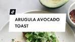 Arugula Avocado Toast. Basic babe toast, but make it fancy ...