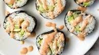 Avocado Cucumber Sushi Roll