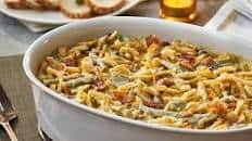 Bacon & Cheddar Green Bean Casserole