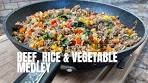 BEEF, RICE & VEGETABLE MEDLEY