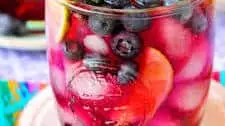 Blueberry, Lime and Mint Agua Fresca