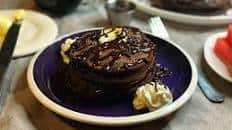 Brownie Batter Pancakes