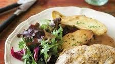 Chicken Breasts Stuffed with Goat Cheese, Arugula & Lemon