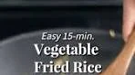 Christie Lai | Vegetable Fried Rice 📝 Recipe at www ...