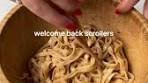 Cold Sesame Noodles with Fresh Veggies