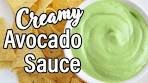 Creamy Avocado Sauce Recipe | Healthy Avocado Cilantro ...