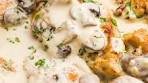 Creamy Mushroom Chicken | A super simple chicken skillet ...