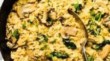 Creamy Mushroom Risotto Skillet Recipe