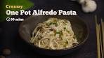 Creamy One Pot Alfredo Pasta | One Pot Pasta Recipes ...