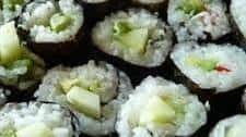Cucumber and Avocado Sushi