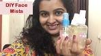 DIY Face Mists | Green tea, Aloe Vera & Rose Water