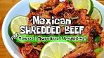 Easy Mexican Shredded Beef | Shredded Beef Recipe | Chuck ...