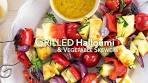 Grilled Halloumi and Vegetable Skewers