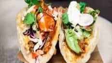 Ground Pork Gyro with Tzatziki Sauce