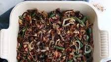 Healthier Green Bean Casserole with Almonds