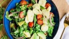 Hearts of Palm Salad with Vegan Avocado Dressing (Ensalada de Palmitos)