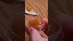 Homemade honey and sugar lip scrub #shorts