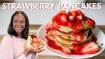 Homemade Strawberry Pancakes with a Simple Strawberry ...