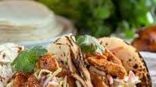 Honey Lime Chipotle Chicken Tacos