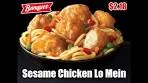 How Good is Banquet's NEW Frozen Sesame Chicken Lo mein?