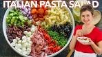 How To Make Italian PASTA SALAD with Homemade ITALIAN ...