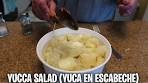 How To Make Yucca Salad! (Yuca En Escabeche)