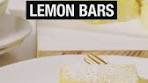 Impossible lemon bars