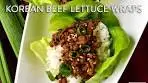 Korean Beef Lettuce Wraps