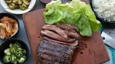 Korean Beef Ssam Lettuce Wraps