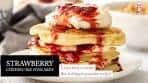Learn how to make Strawberry Cheesecake Pancakes