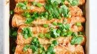 Lightened Up Beef Enchiladas with 10 Minute Enchilada Sauce