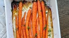 Maple Ginger Roasted Carrots