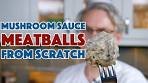 MEATBALLS In A Creamy Mushroom Sauce Recipe