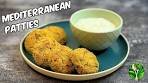 Mediterranean millet patties with sun dried tomatoes and ...