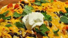 Mexican Black Bean Lasagna