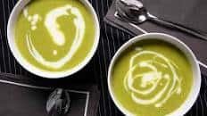 Minty Garlic Scape Soup