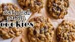 NO BAKE Oatmeal Raisin Cookies (Homemade) | Healthy & ...