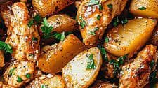 One-Pan Garlic Butter Chicken & Potatoes