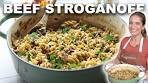 One Pot Beef Stroganoff - Easy Dinner Recipe!