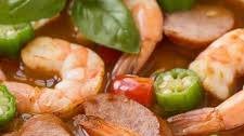 One Pot Chicken and Shrimp Gumbo