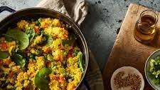 One-Pot Millet Pilaf With Vegetables & Turmeric